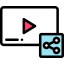 Share video アイコン 64x64