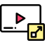 Expand video アイコン 64x64