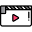 Clapperboard アイコン 64x64