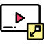 Minimize video アイコン 64x64