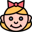 Baby girl icon 64x64