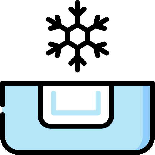 Snow bath icon