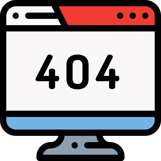 404 error ícono