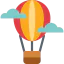 Hot air balloon icon 64x64
