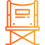 Camp chair ícono 64x64