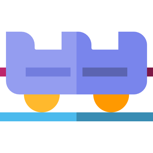 Roller coaster icon
