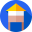 Beach hut アイコン 64x64