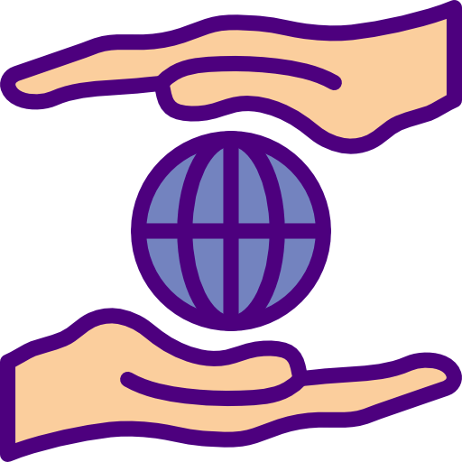 Globe grid icon