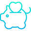 Piggy bank icon 64x64