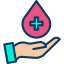 Blood donation icon 64x64