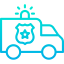 Police van icon 64x64