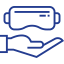 Virtual glasses ícone 64x64