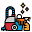 Cleaning tools icon 64x64