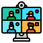 Videoconference ícone 64x64