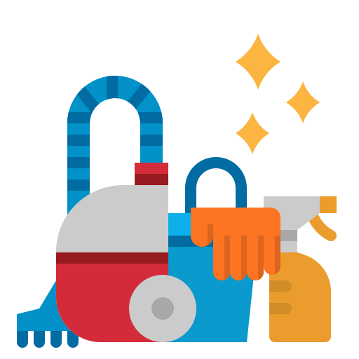 Cleaning tools icon