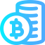 Bitcoins ícone 64x64