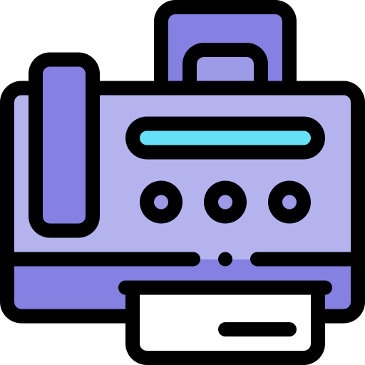 Fax machine icon