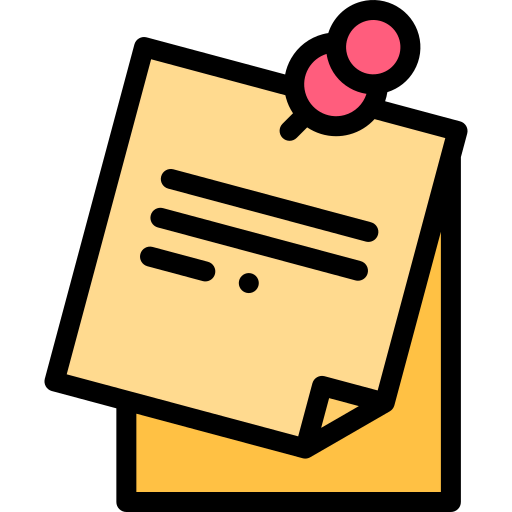 Sticky notes icon