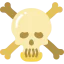 Skull and bones icon 64x64