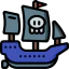 Pirate ship icon 64x64