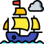 Pirate ship icon 64x64