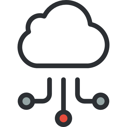 Cloud computing icon