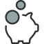 Piggy bank icon 64x64