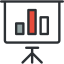 Bar chart icon 64x64