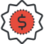 Dollar symbol Ikona 64x64