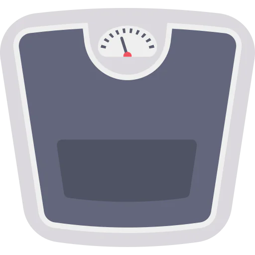 Weight scale icon
