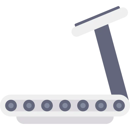 Treadmill machine icon