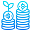Money growth icon 64x64