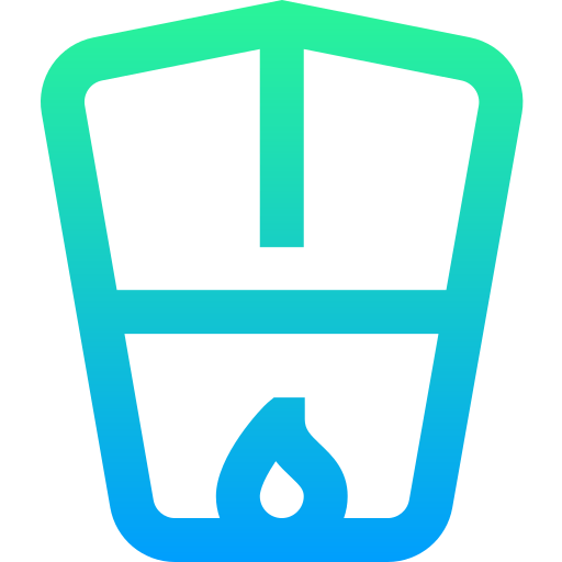 Sky lantern icon