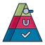 Pyramid chart icon 64x64