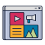 Content marketing icon 64x64