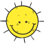 Sun icon 64x64