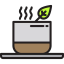 Hot green tea icon 64x64