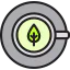 Hot green tea icon 64x64