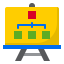 Flow chart icon 64x64