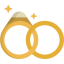 Wedding rings icon 64x64