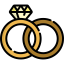 Wedding rings icon 64x64
