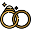 Wedding rings icon 64x64