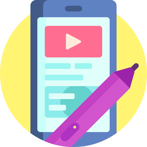 Content managing icon