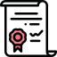 Certificate icon 64x64