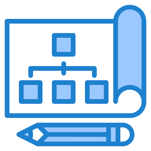 Flow chart icon