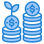 Money growth icon 64x64