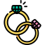 Wedding rings icon 64x64