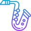 Saxophone Symbol 64x64