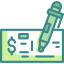 Cheque icon 64x64