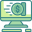 Online money icon 64x64